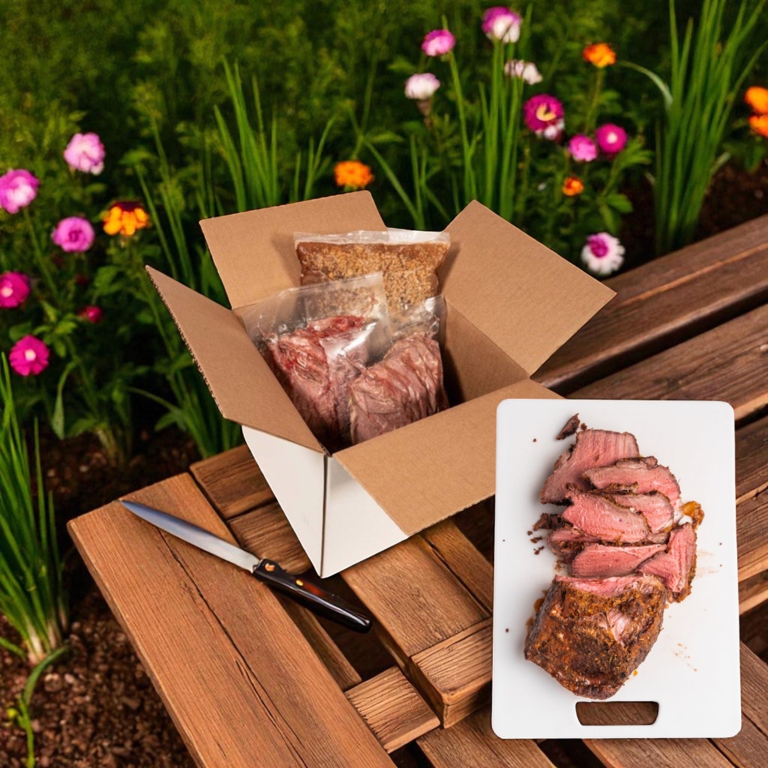 Devanco Foods Beef, Sliced Italian-Style Beef with Gravy - 10 lb Package (5 lb Beef, 4 lb Gravy)