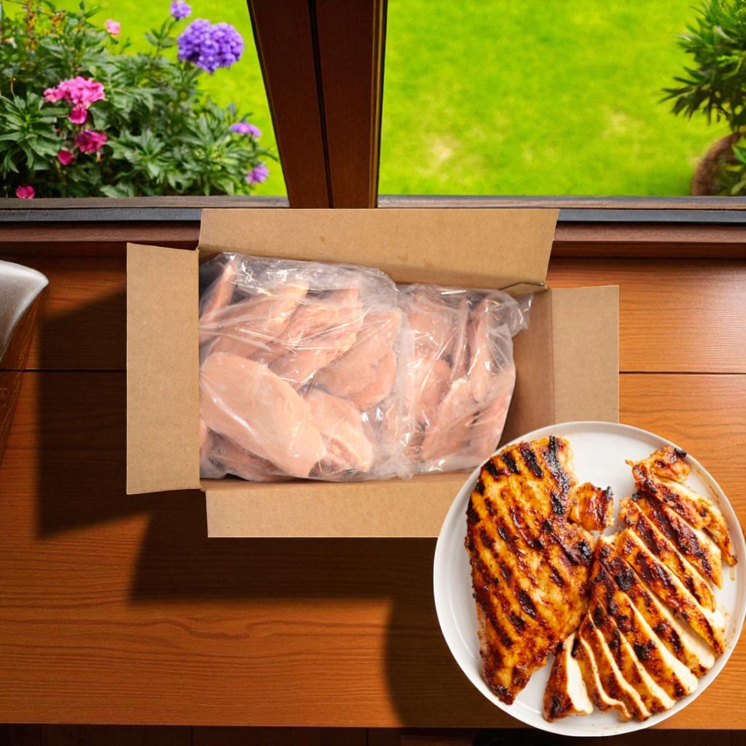 Coleman Natural Meat Chicken Breast Individually Frozen Boneless-Skinless Marinated (No Antibiotics Ever, Halal) - 27/6 oz