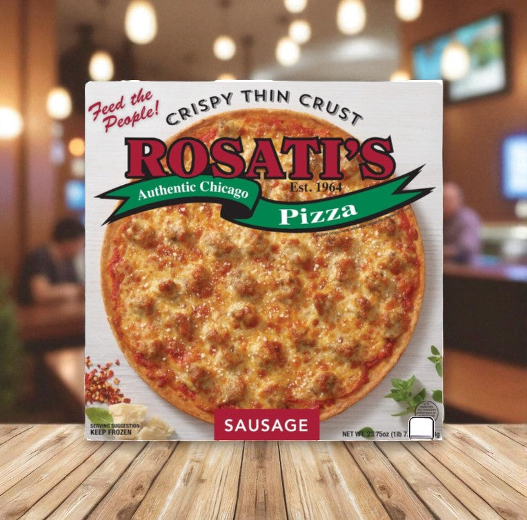 Rosati's Pizza Crispy Thin Crust Sausage Pizza-23.75 Oz- 1 Pack