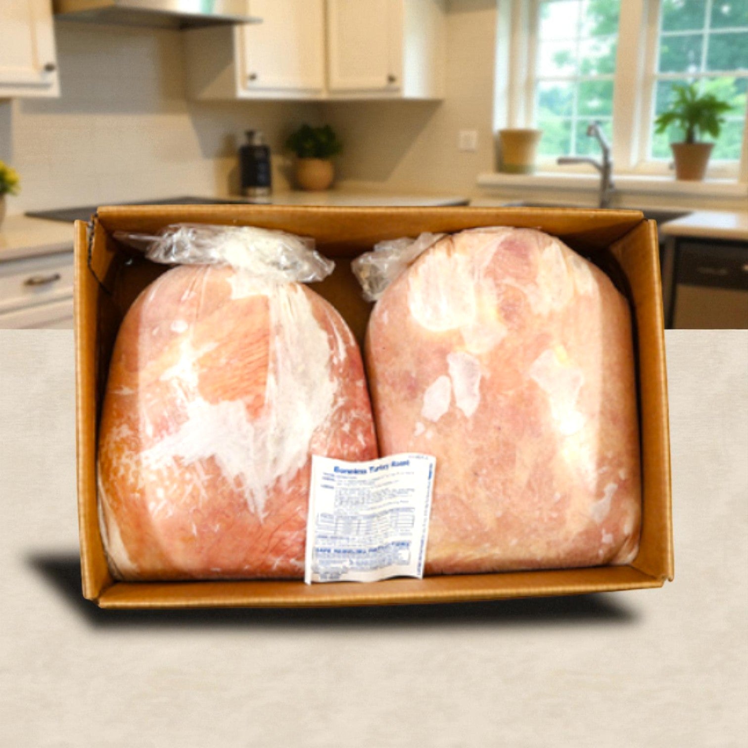 Boneless Raw Turkey Breast, 15% Solution – 2/8–10 lb Bags