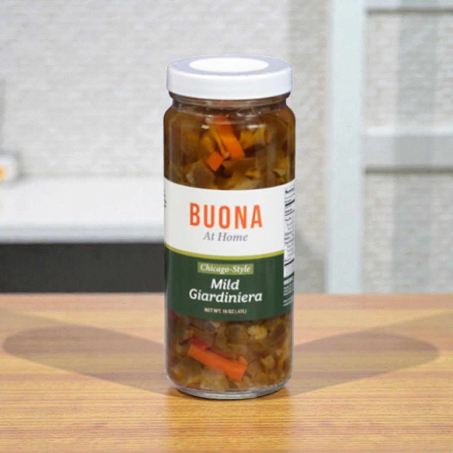 Buona Giardiniera, Mild, Chicago Style-16 Oz- 1 Case
