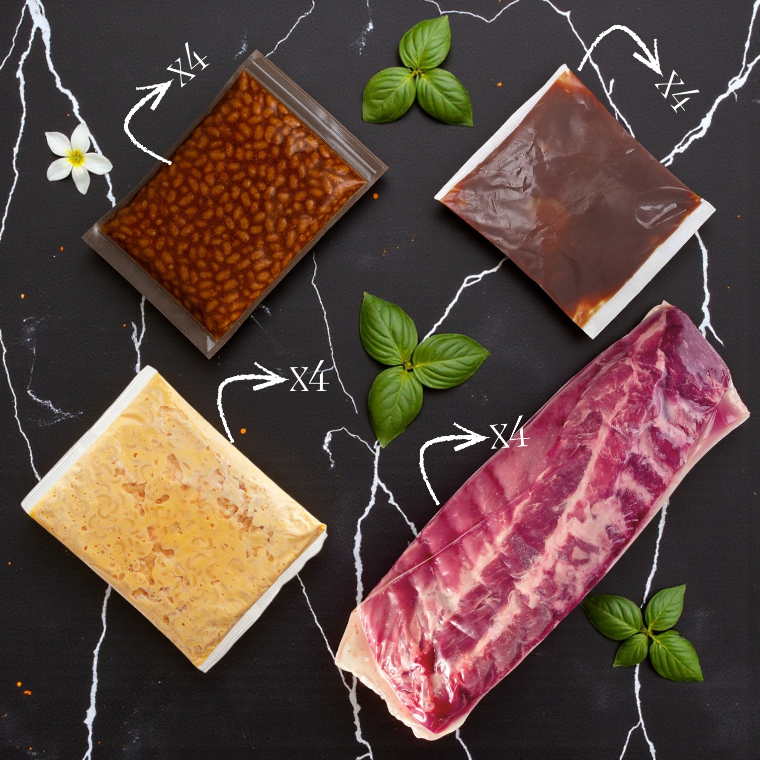 TJ Ribs - Ribs Dinner (Serves 4)