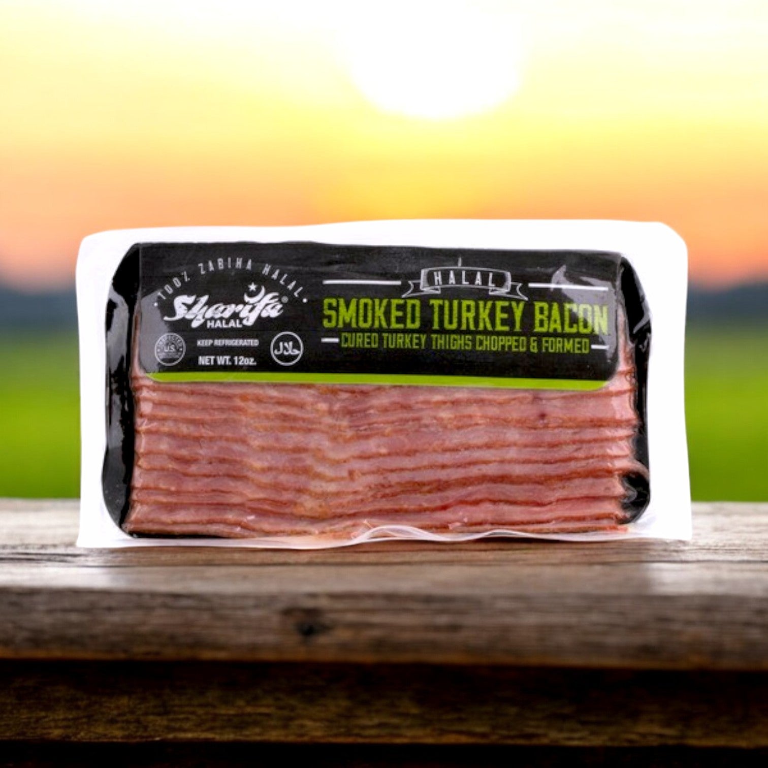Sharifa Turkey Bacon – 36 oz.