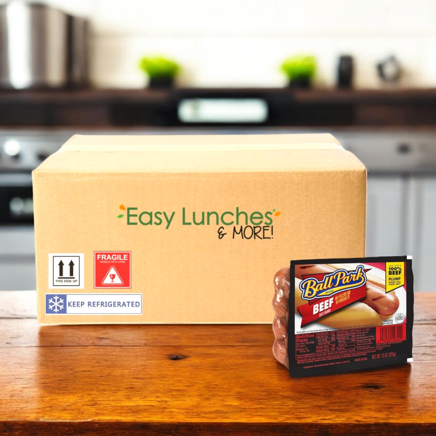 4 - 15 oz. Packs of Ball Park Classic Hot Dogs | 32 total