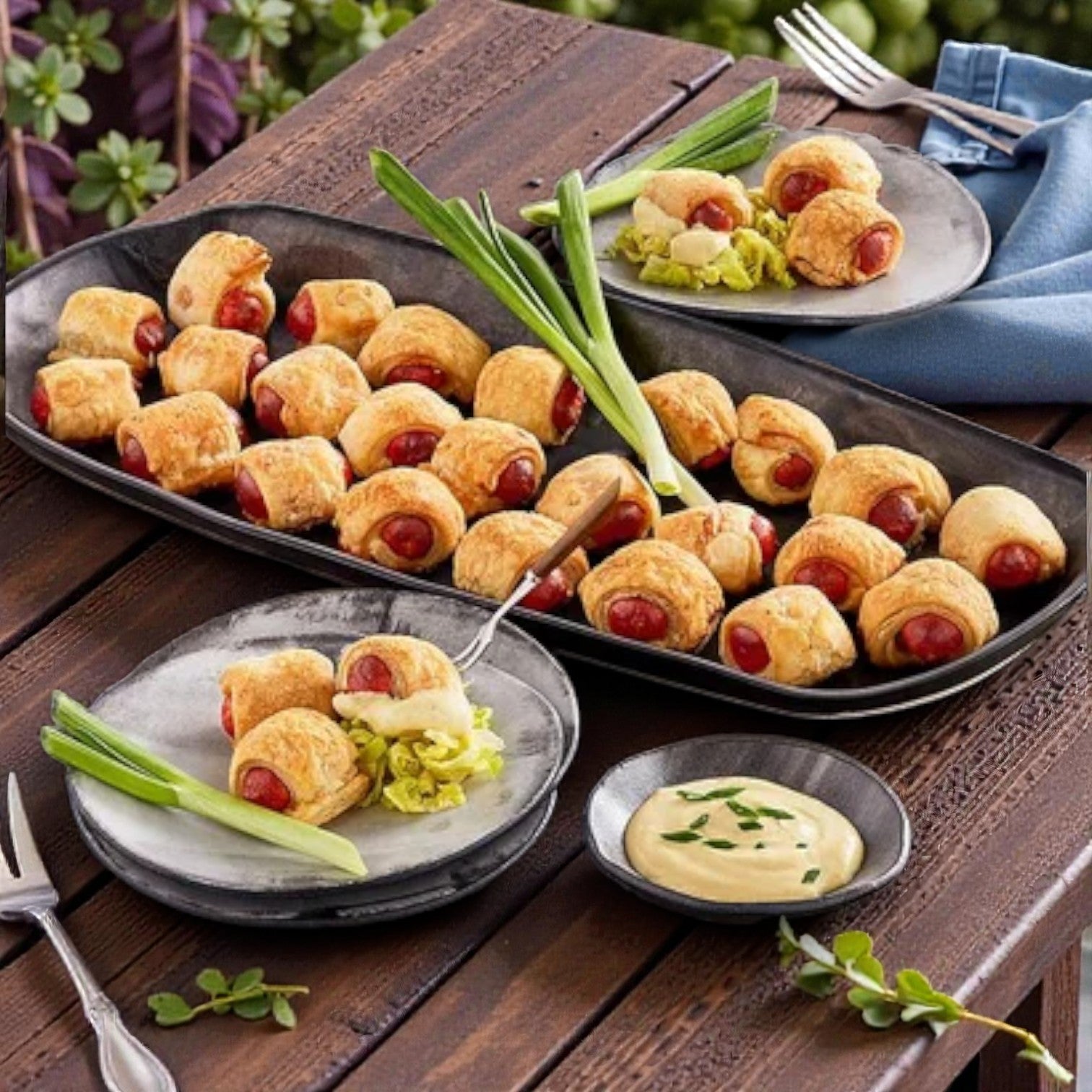 Spring Valley - Cocktail Beef Franks Wrapped in Puff Pastry - 40 Ct