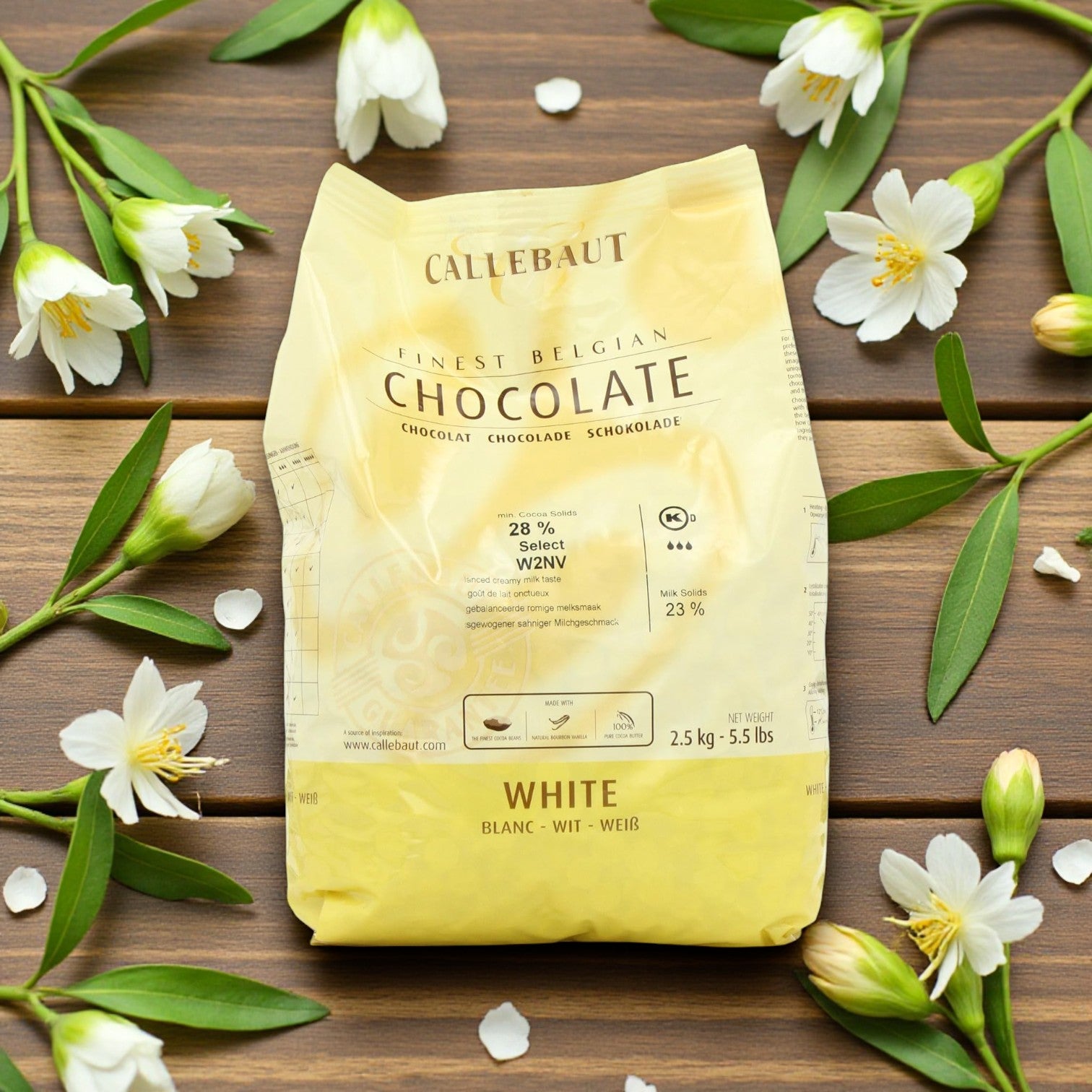 Callebaut – White Chocolate, 5.5 lbs