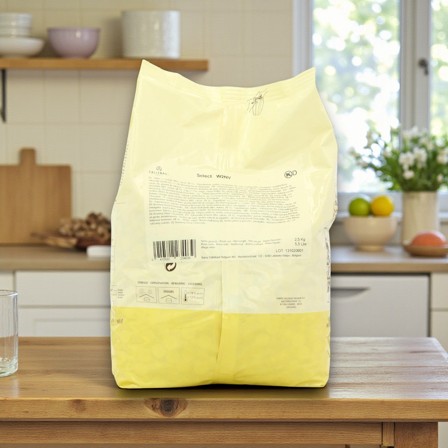 Callebaut – White Chocolate, 5.5 lbs