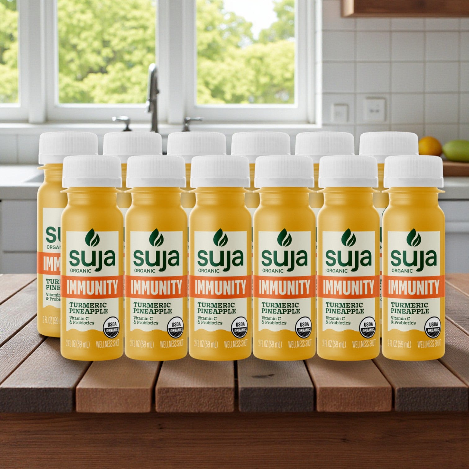 Suja Organic Immunity Turmeric Pineapple Shot – 2 fl oz (12 Count)