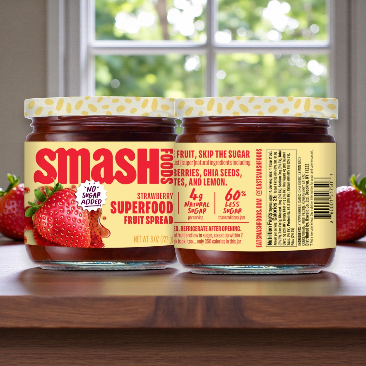 The Fit Bagel & Strawberry Superfood Spread Combo