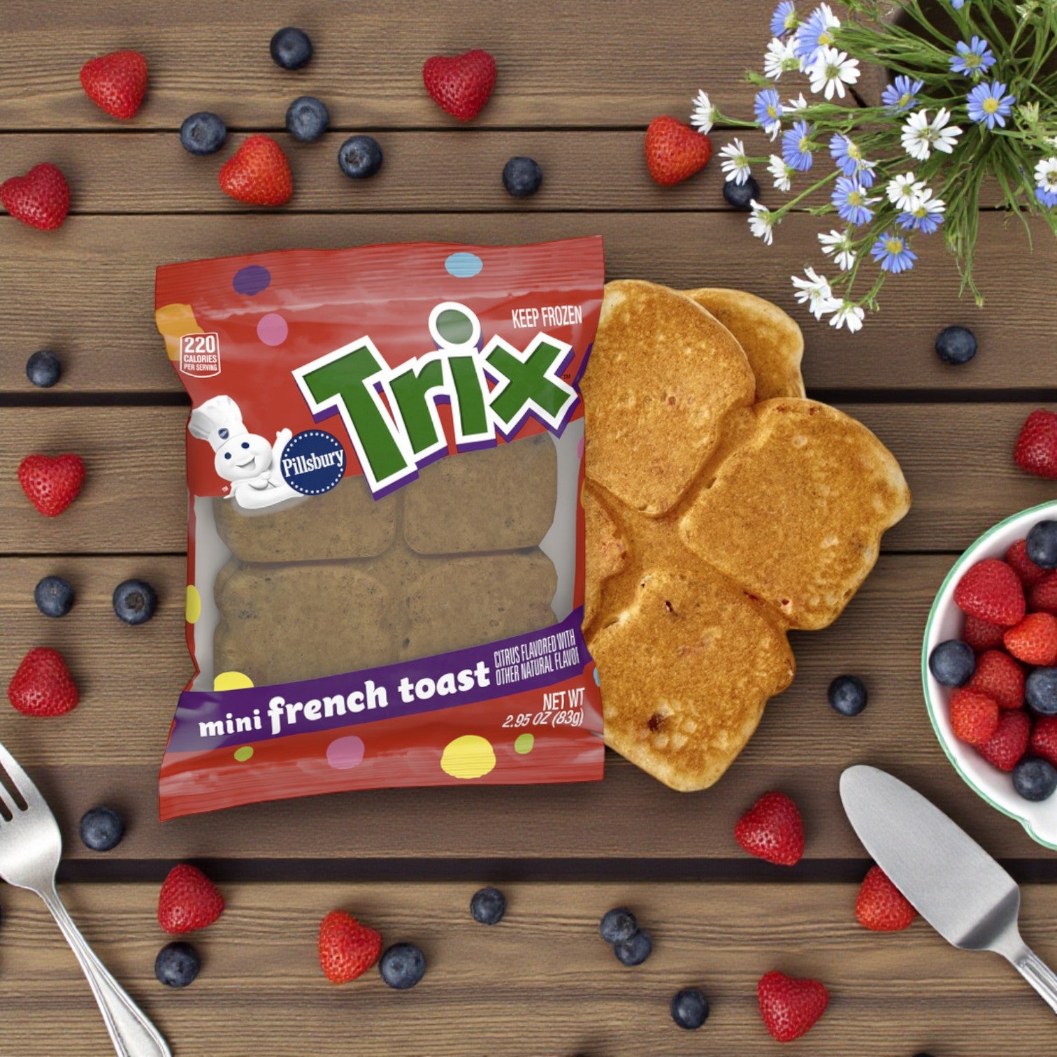 Pillsbury Mini French Toast Trix – 72 Count (2.64 oz each)