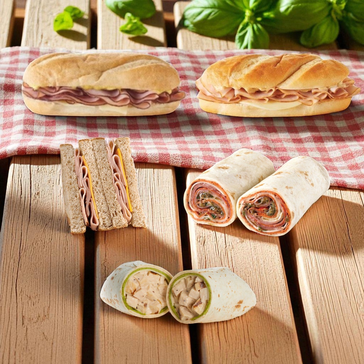 The E.A. Sween Sandwich Combo 5 Items! offers a delicious variety pack of grab-and-go meals, including assorted subs and wraps, perfect for any occasion. (Ships frozen; 30-day shelf life in the cooler.).