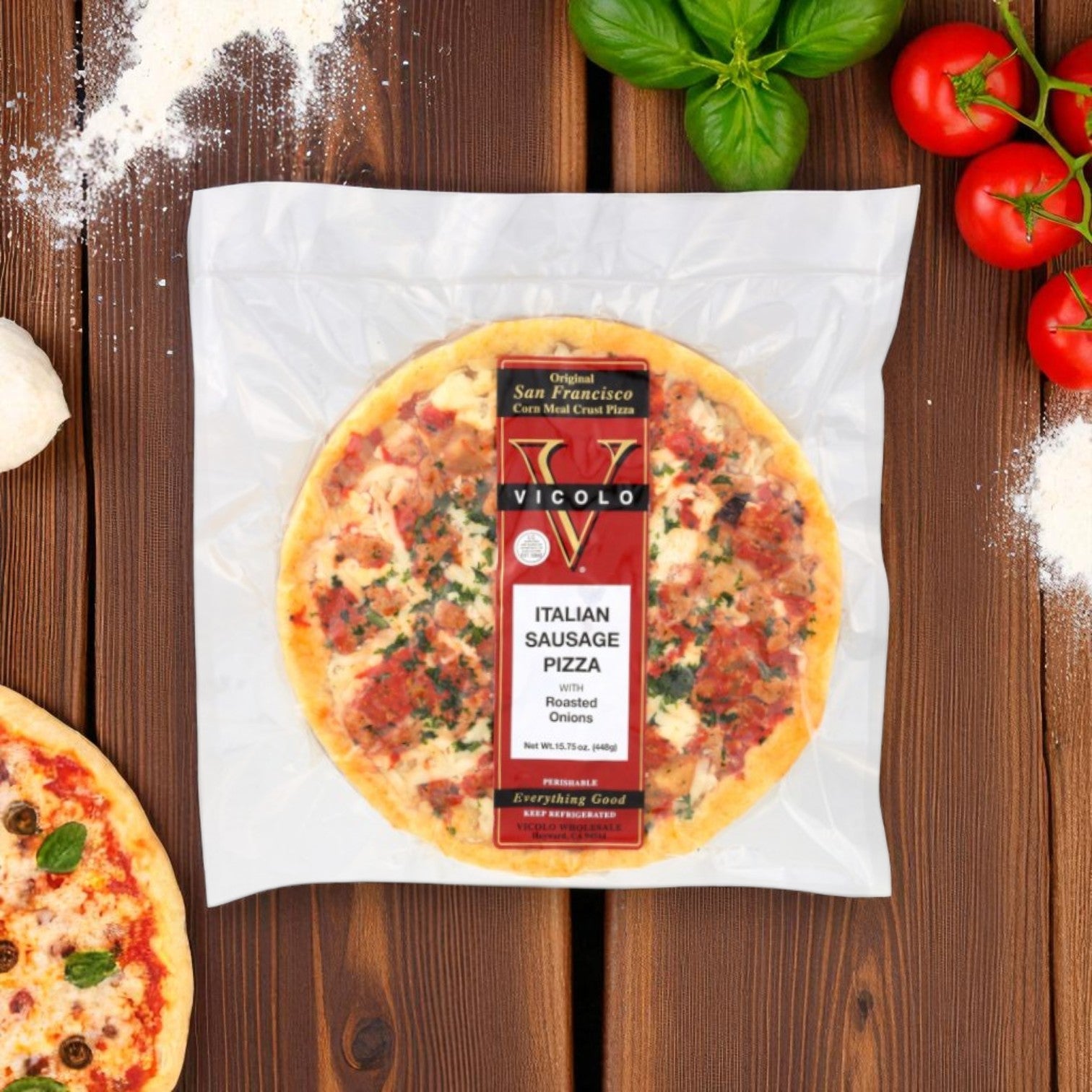 Vicolo Cornmeal Crust Pizza 4-Pack Combo – Gourmet Handcrafted Pizzas