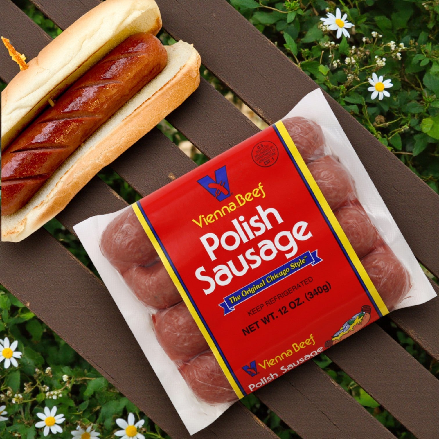Vienna Beef Polish Sausage – 1 Count (12 oz)
