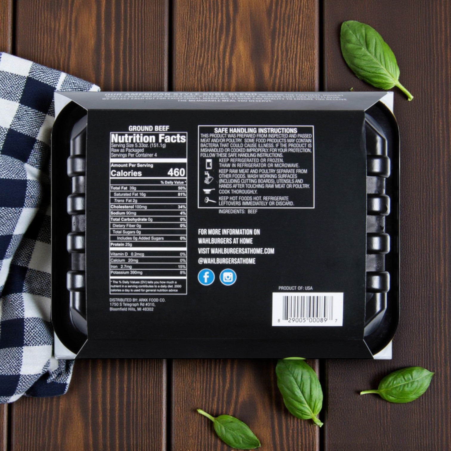 Wahlburgers Burger Duo – American Style Kobe Blend & Famous Gourmet Angus Blend