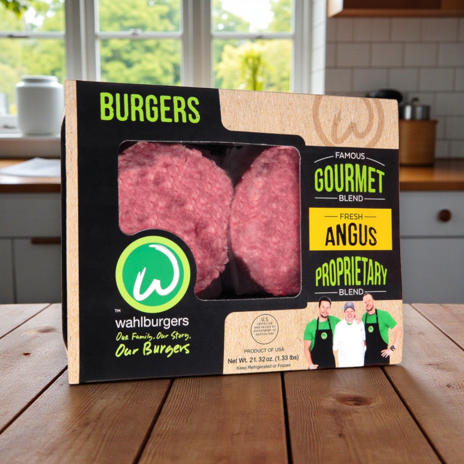 Wahlburgers Burger Duo – American Style Kobe Blend & Famous Gourmet Angus Blend