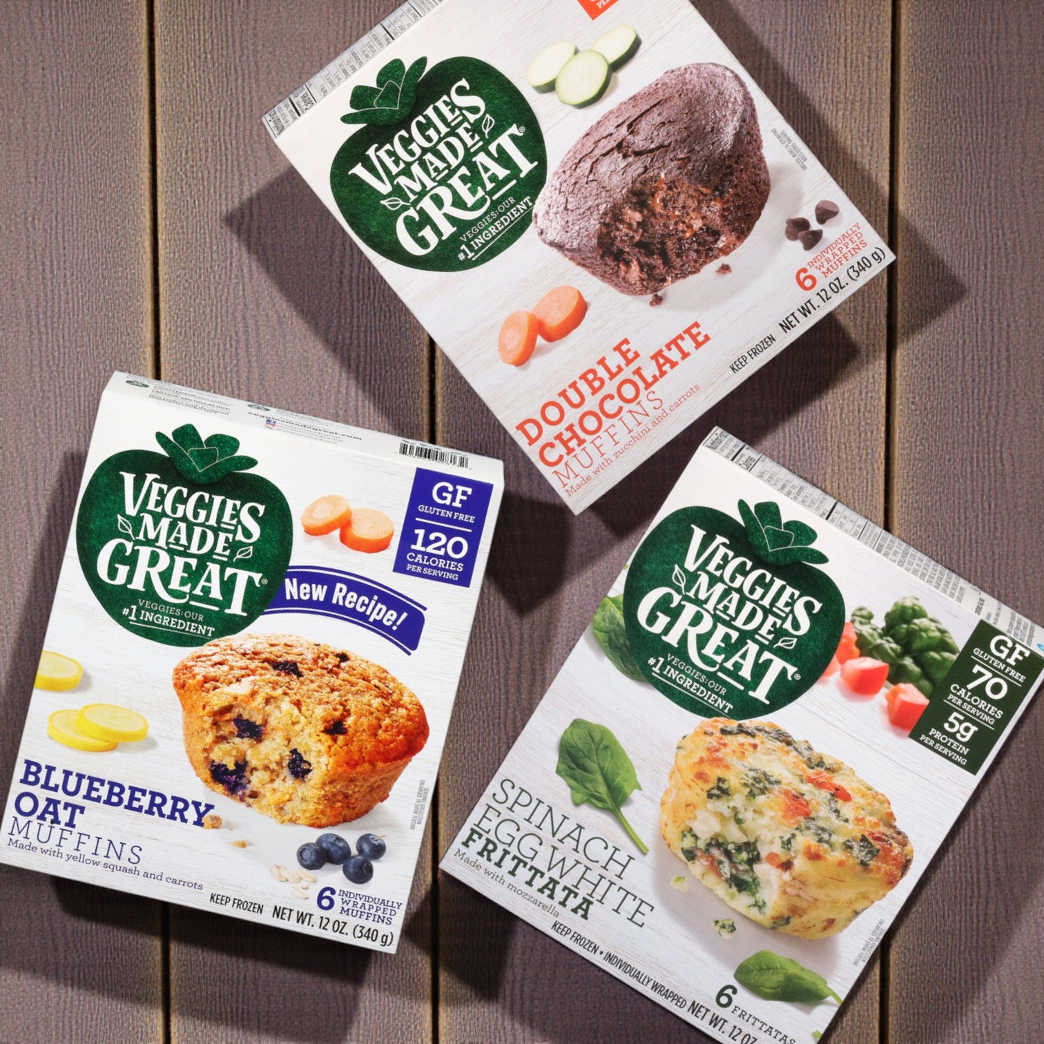 Veggies Made Great Breakfast Variety Combo – 3 Packs (6 Count Each)