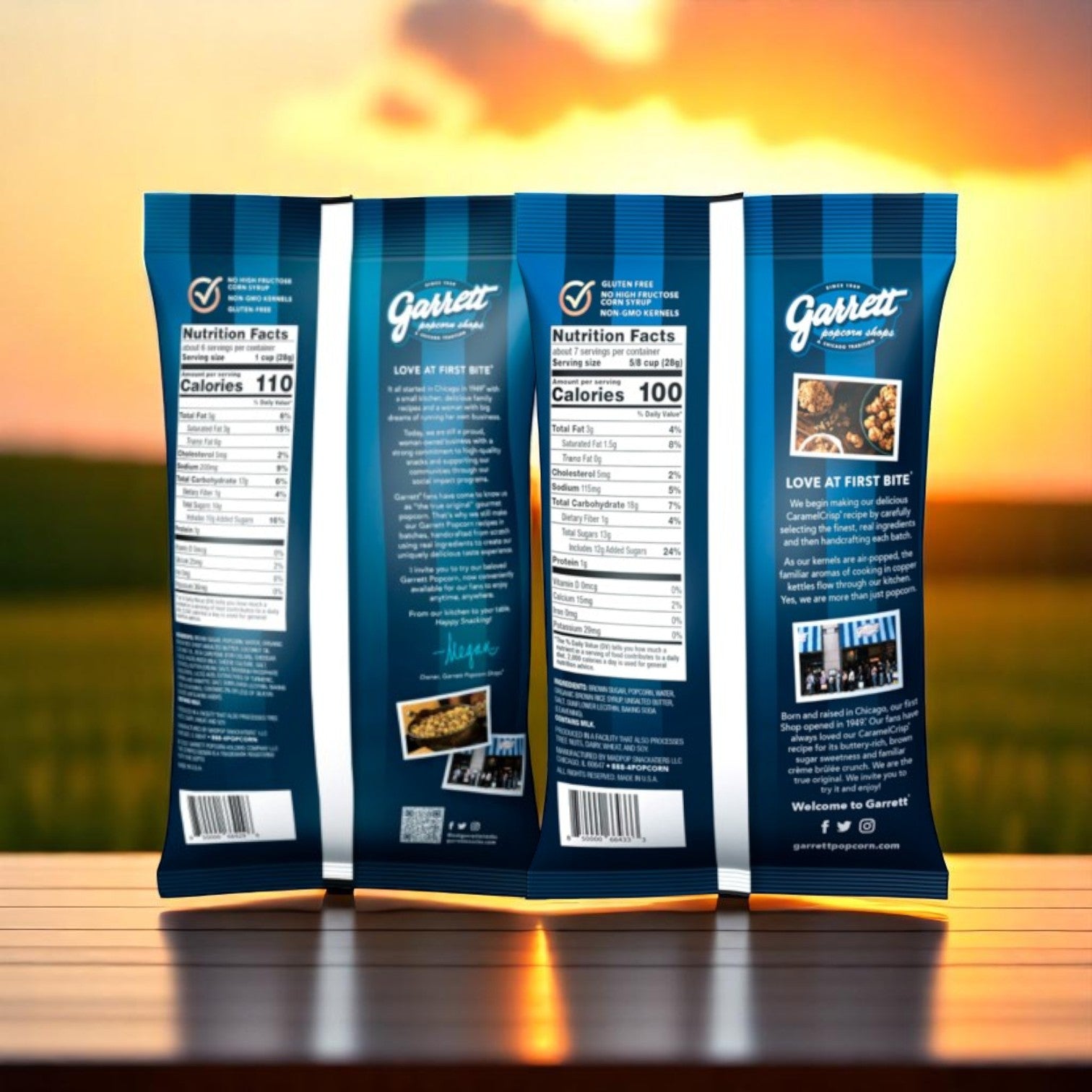 Garrett Popcorn – 2-Bag Combo Pack