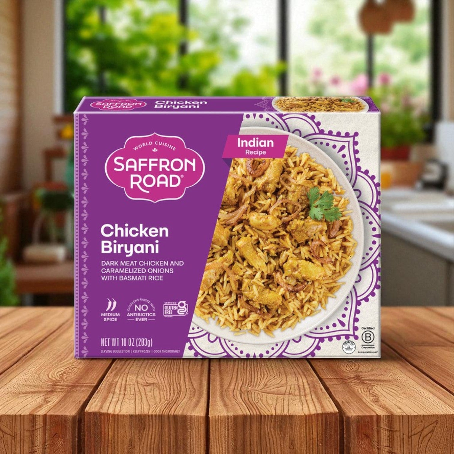 Saffron Road Frozen Dinner 5-Pack Combo – Indian & Asian-Inspired Meals (Gluten-Free)