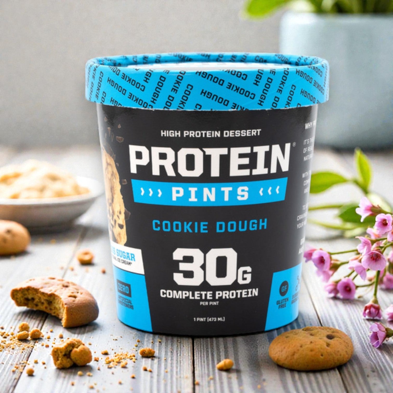 Protein Pints Cookie Dough Protein Ice Cream (473 ml)