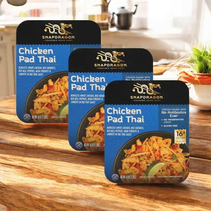 Edouard Rambaud エドワールランボー 蝶 ナプキンリング 3個 Snapdragon Chicken Pad Thai, 32 oz- 3 Count