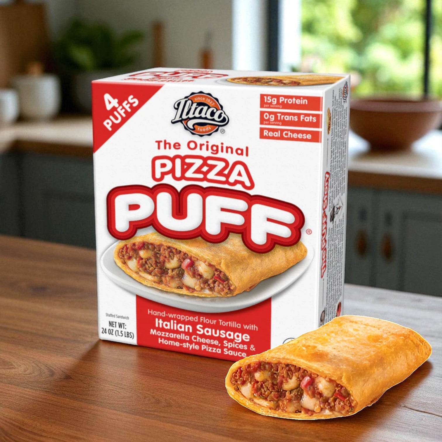 Pizza Puff Combo — The Original Pepperoni, Sausage & Iltaco Deluxe, 3-Pack