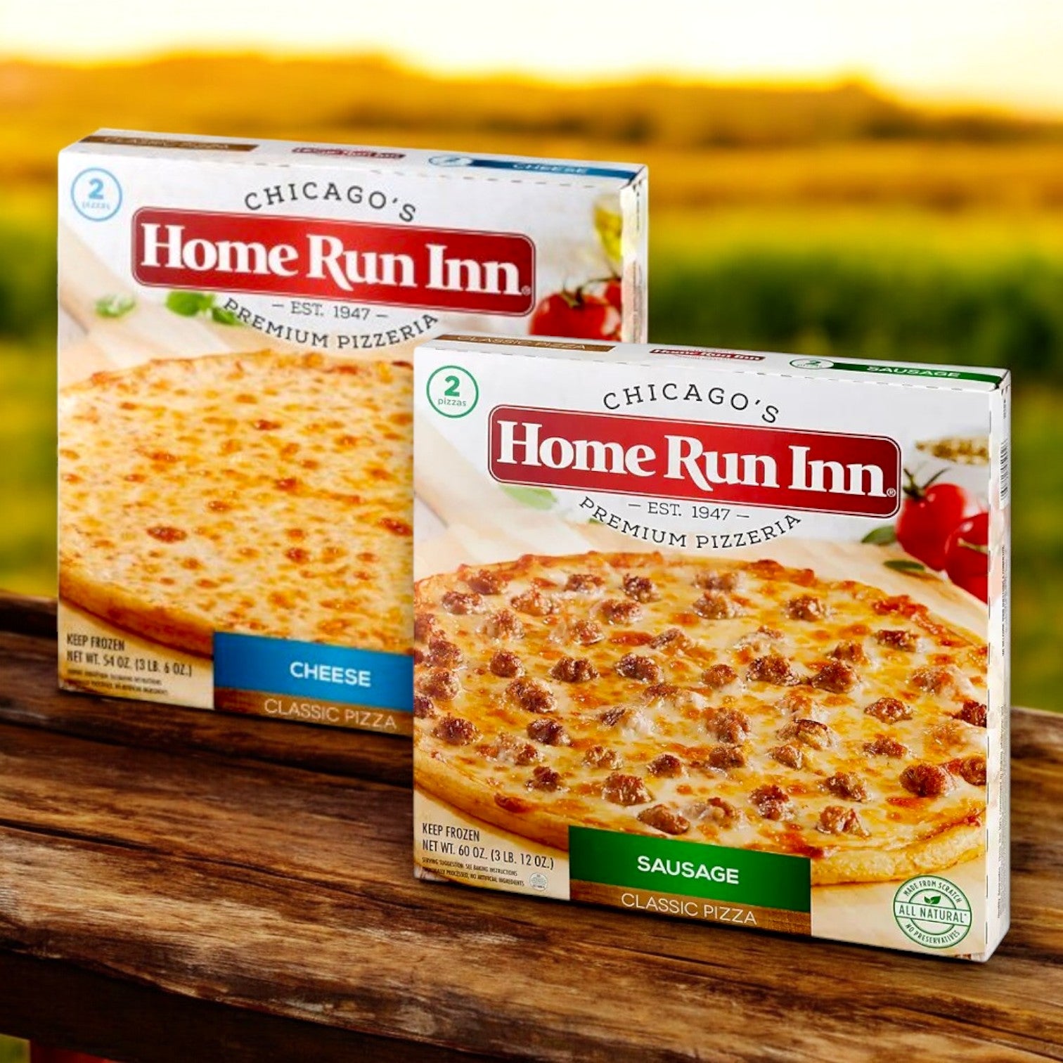 Home Run Inn Combo! 4 Total Pizzas!