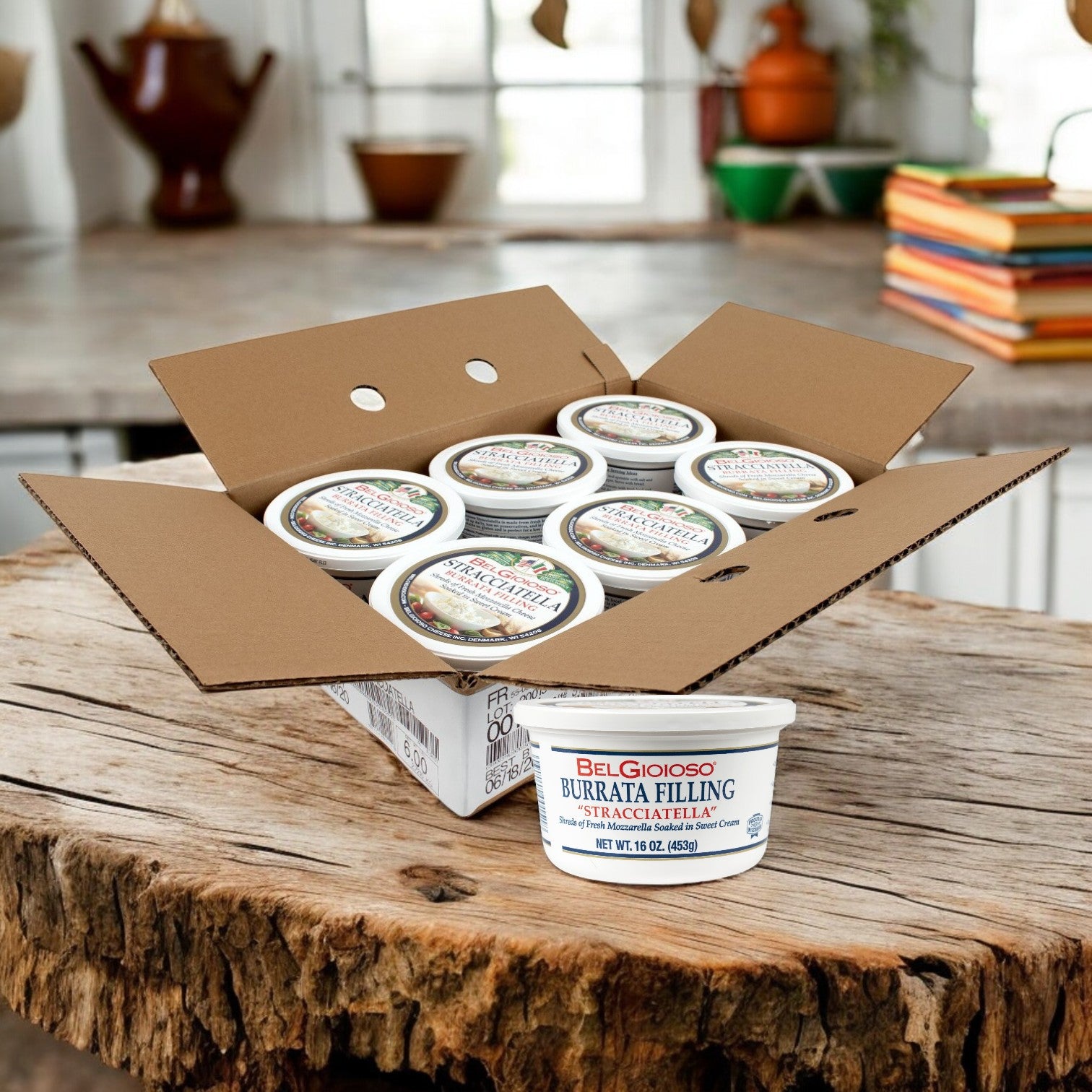 BelGioioso Mozzarella Stracciatella Cup – 6/1 LB
