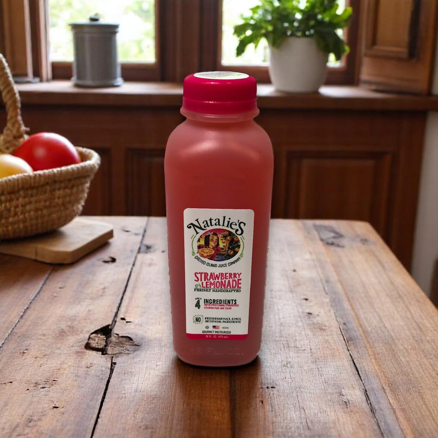 Natalie’s Orchid Island Strawberry Lemonade – 6 Pack (12 fl oz Bottles)