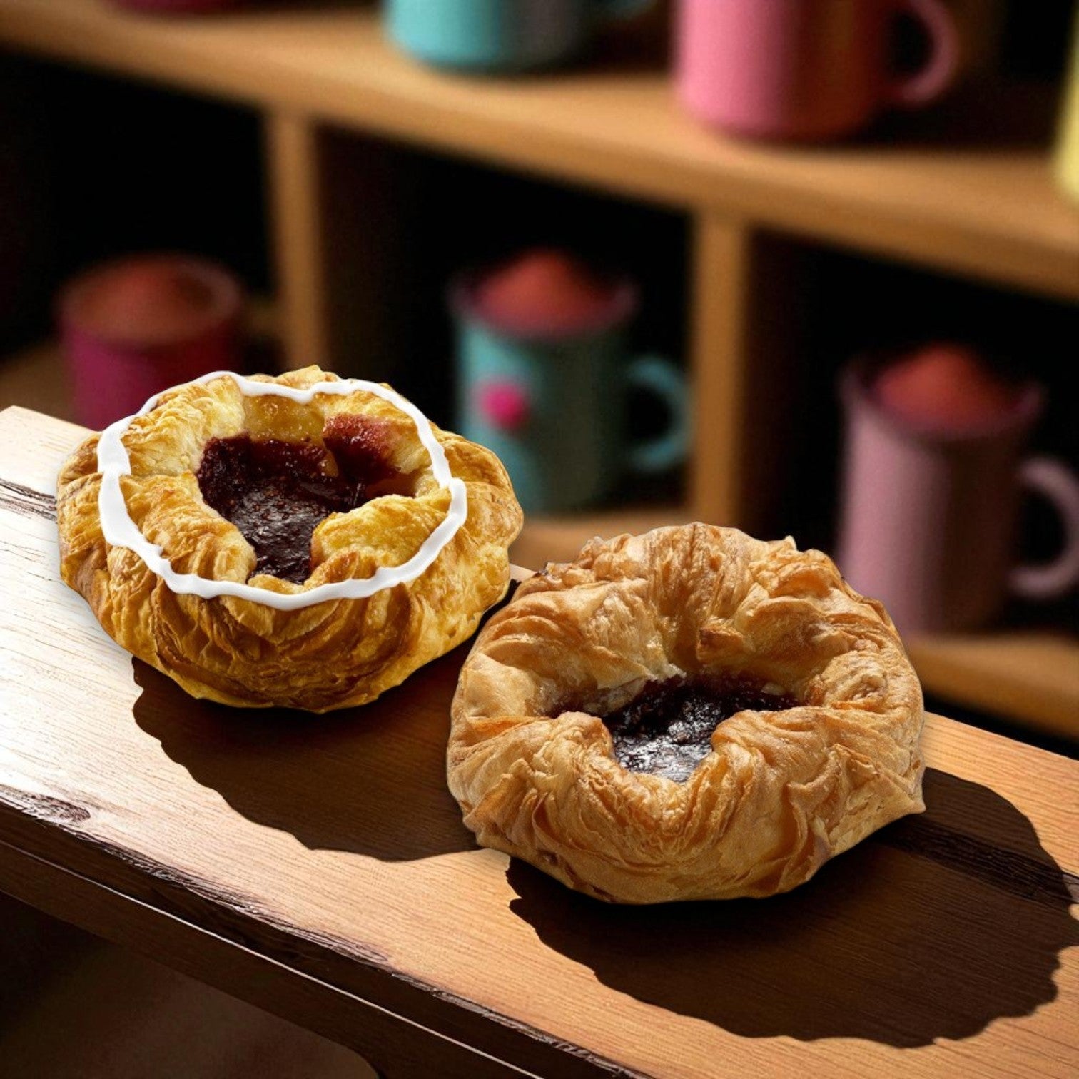 Schulstad USA Inc - Preproofed Raspberry Crown Danish, 48 Count, 3.2 oz Each