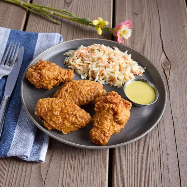 Tyson Foods Crispy Batter Chicken Wings – Fully Cooked (3 × 5 lb Bags)