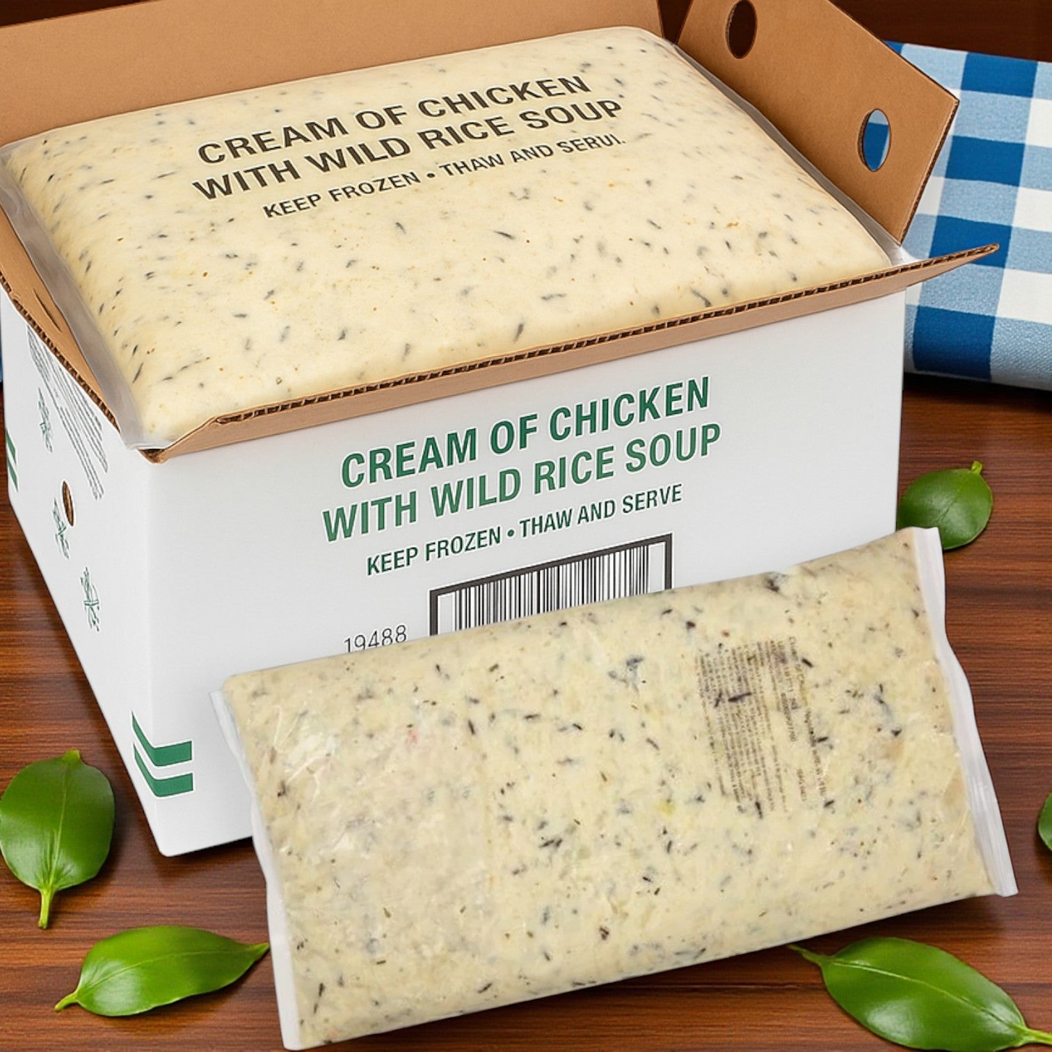 Blount Creamy Chicken & Wild Rice Soup – Frozen, 2/4 lb Bags
