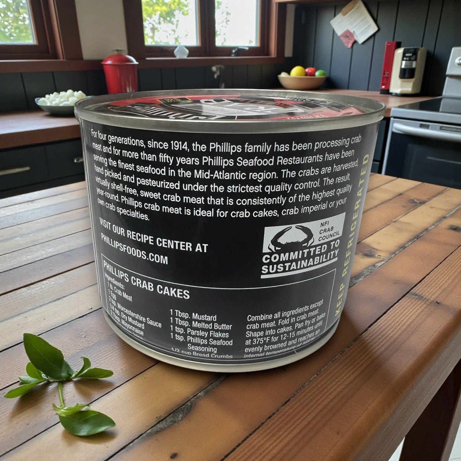 Phillips Jumbo Lump Crab Meat – Pasteurized Premium Crab (16 oz) – 6 Pack