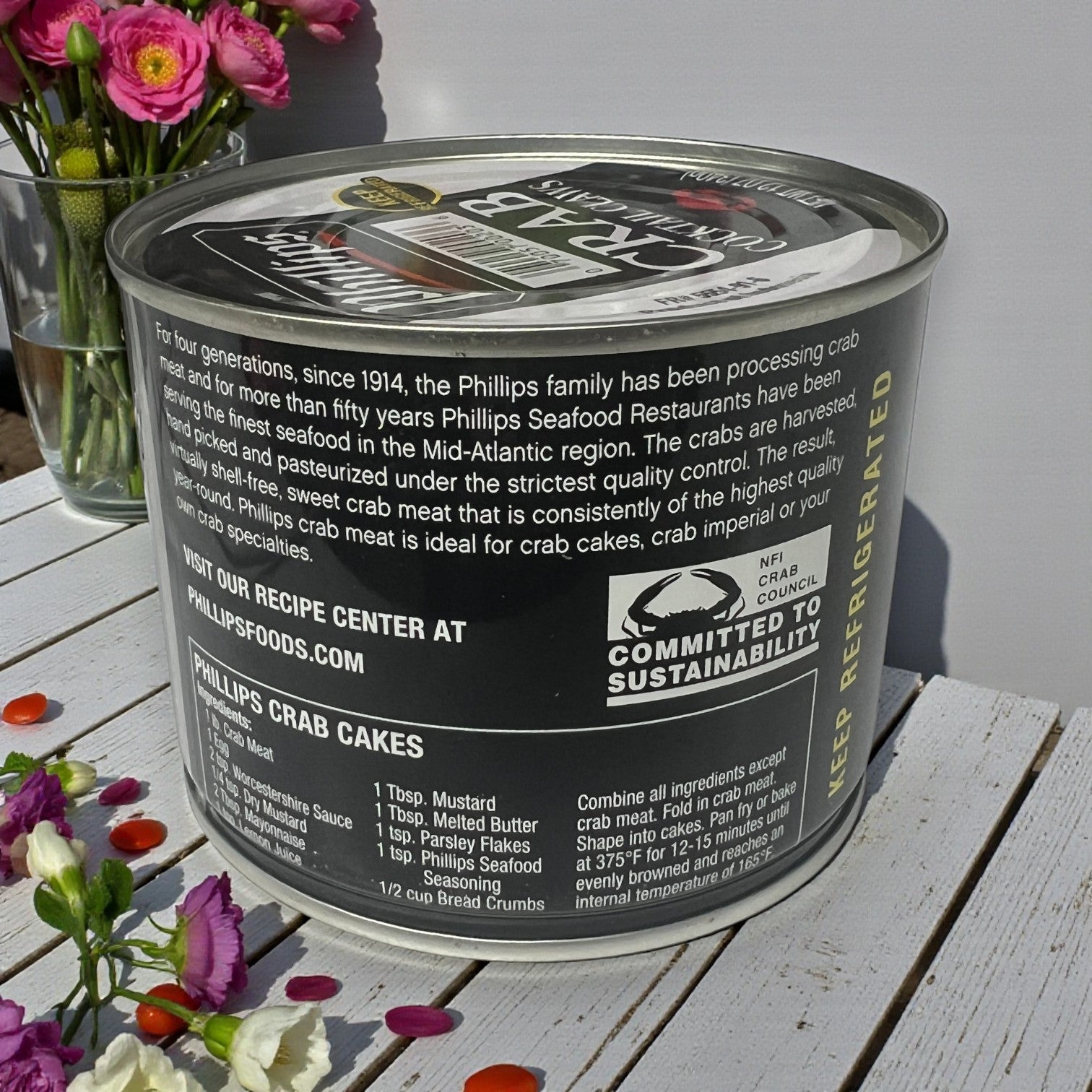 Phillips Crab Cocktail Claws – Pasteurized, Wild Caught (12 oz Can) – 6 Pack