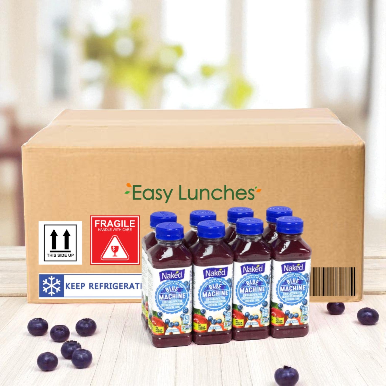 Naked Juice Blue Machine Drink-8 Count- 1 Case