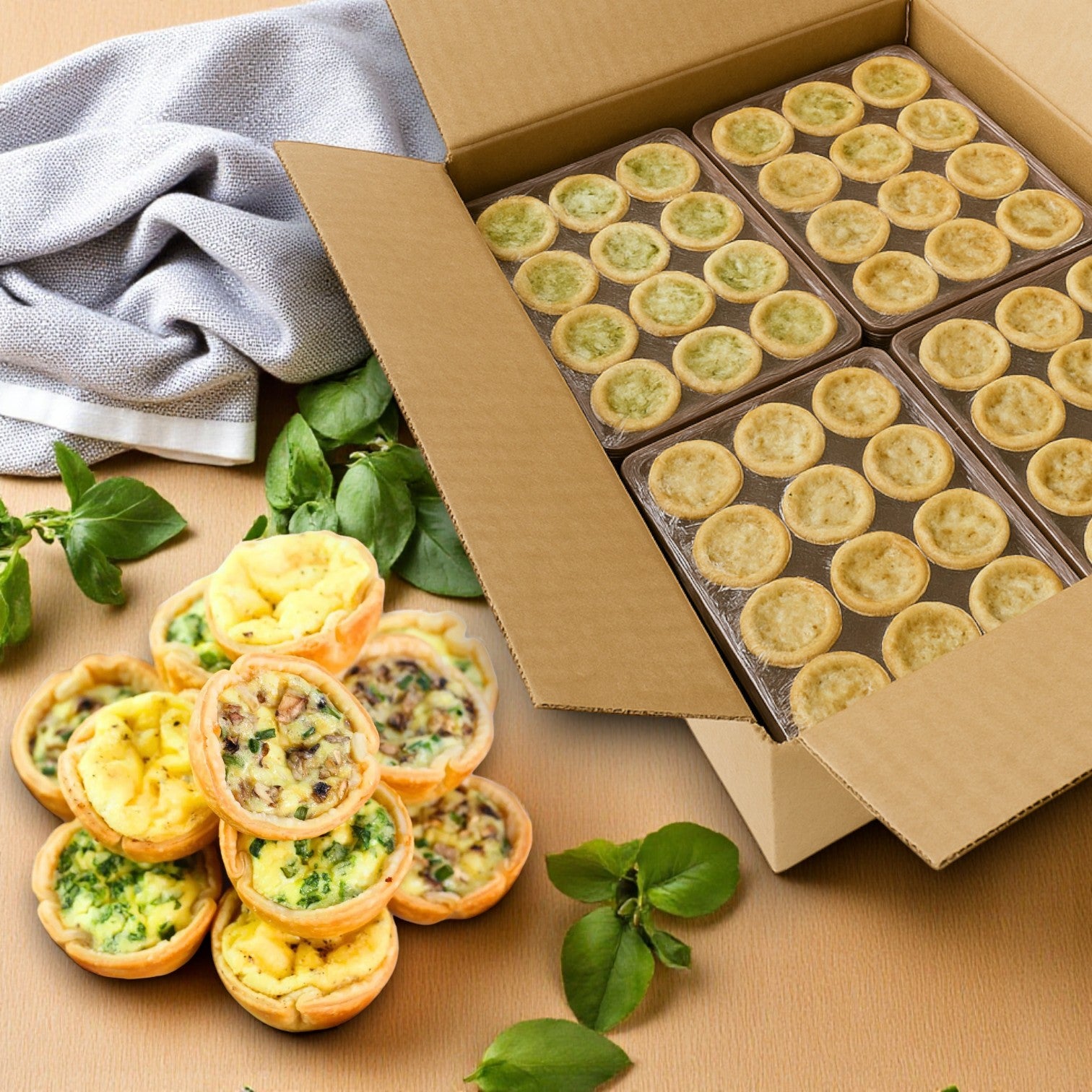 Sysco Imperial Assorted Mini Quiche –  100 Count Per Case