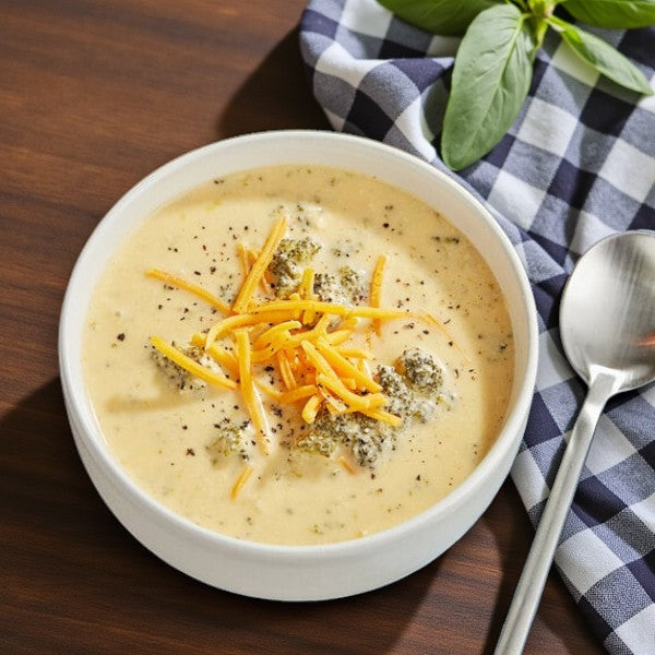 Blount Broccoli & Cheese Soup – Frozen, 2/4 lb Bags