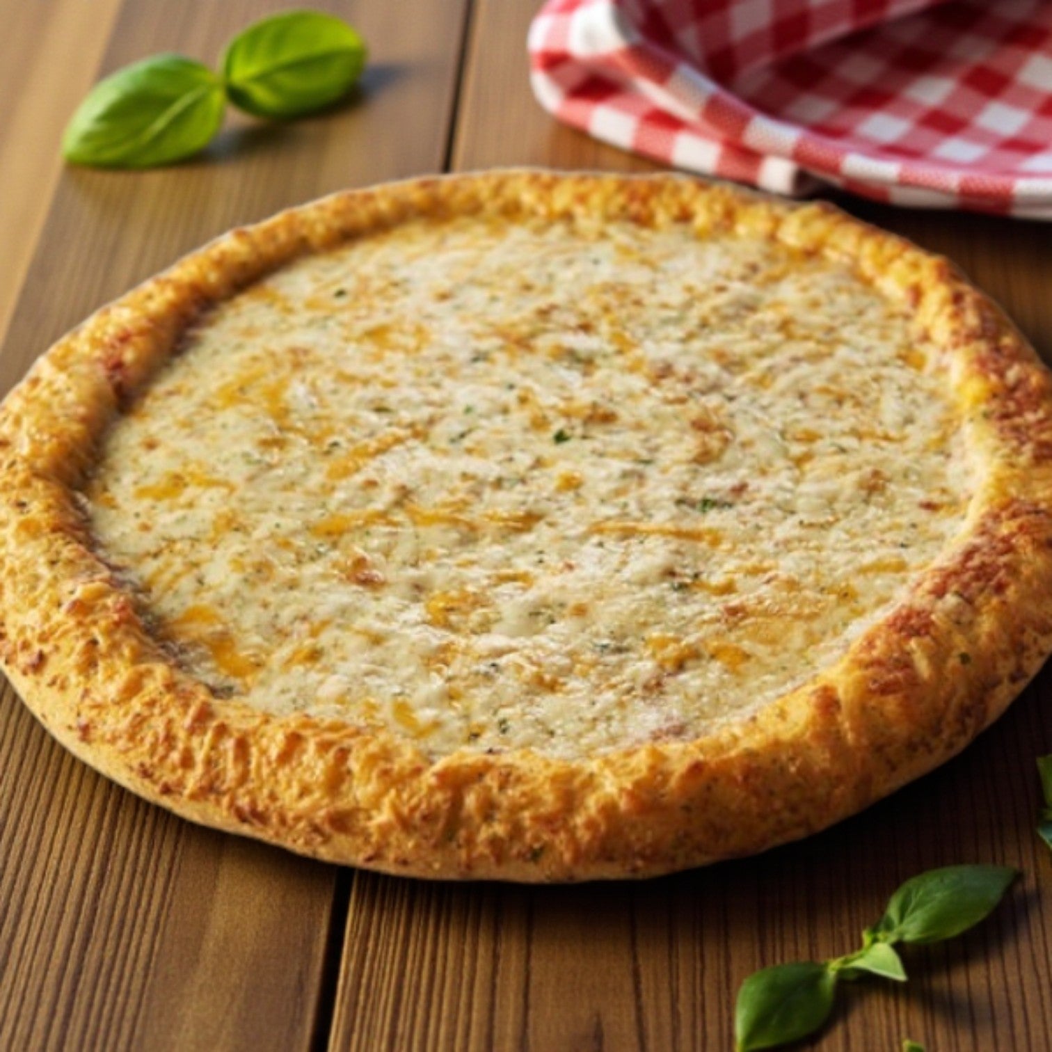 Villa Prima Four Cheese Pizza, 16" Bulk (9/16 in Crust)