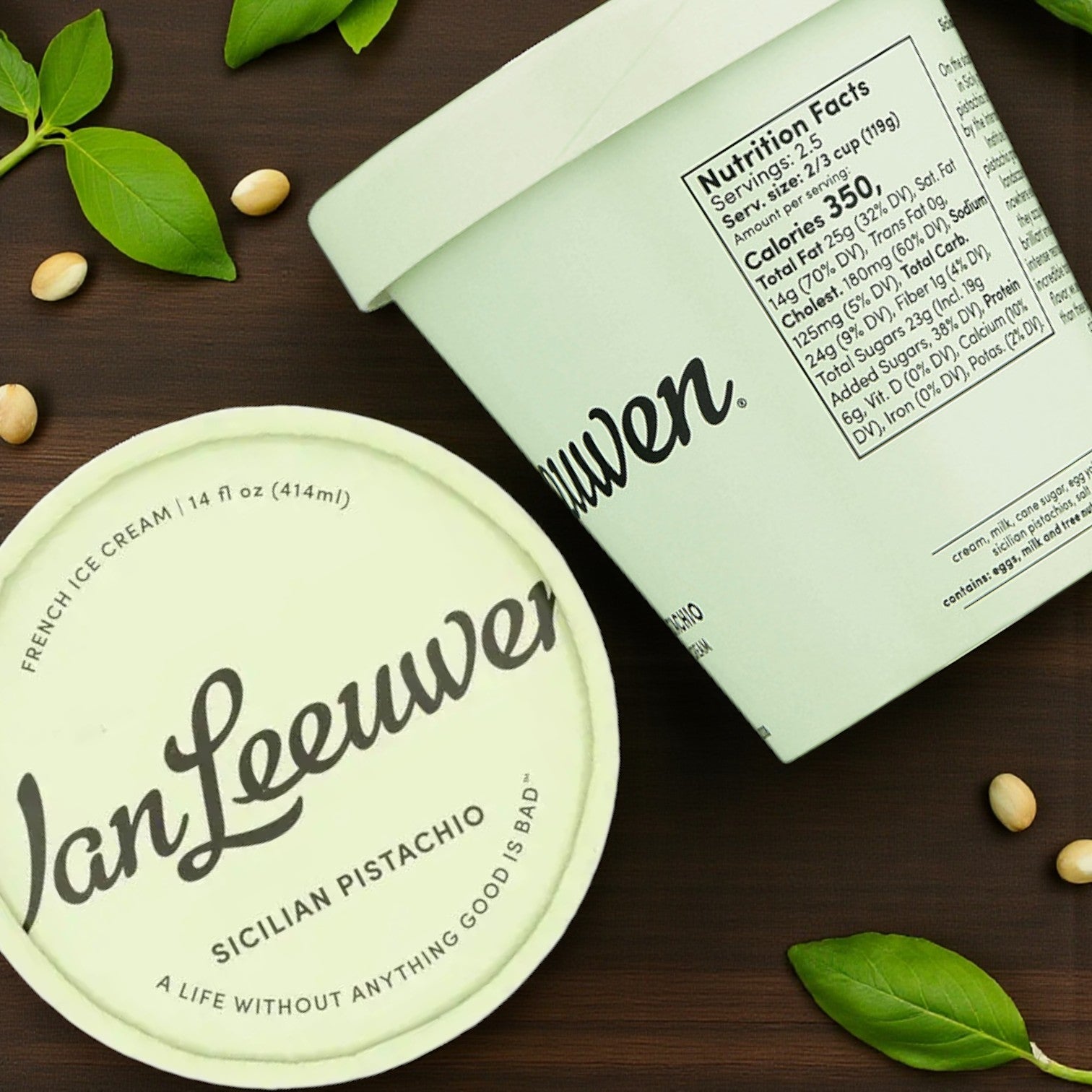 Van Leeuwen Sicilian Pistachio Ice Cream โ 14 fl oz
