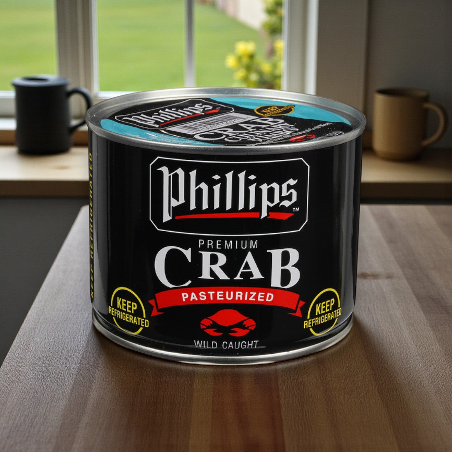 Phillip Foods Pasteurized Culinary Jumbo Lump Crab Meat, 1 lb Cans, 6 Count Case