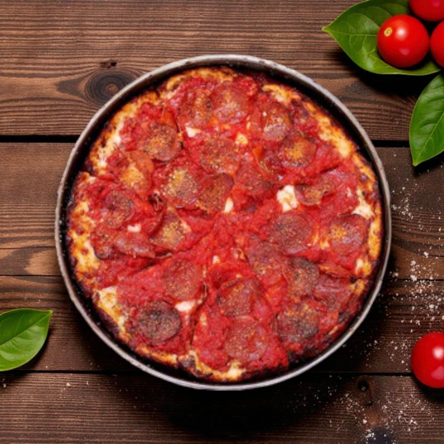 Labriola Chicago Pepperoni Deep Dish Pizza-12inch-1 Count