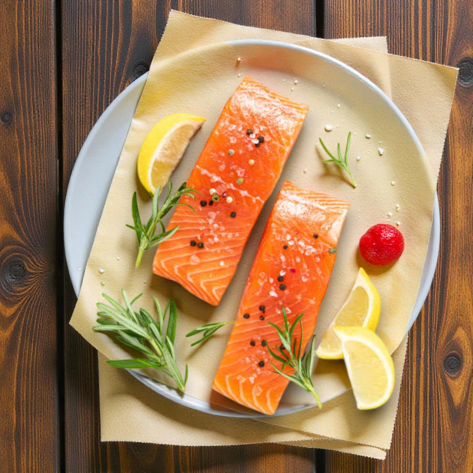 Fresh Chilean Salmon Fillets ā D-Trim, 3ā4 lb Each
