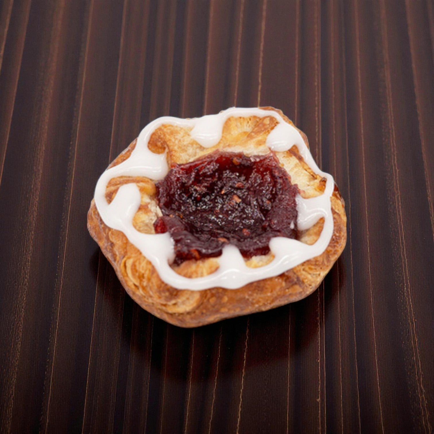 Schulstad USA Mini Raspberry Crown Danish Dough – 120 Count (1.5 oz each)