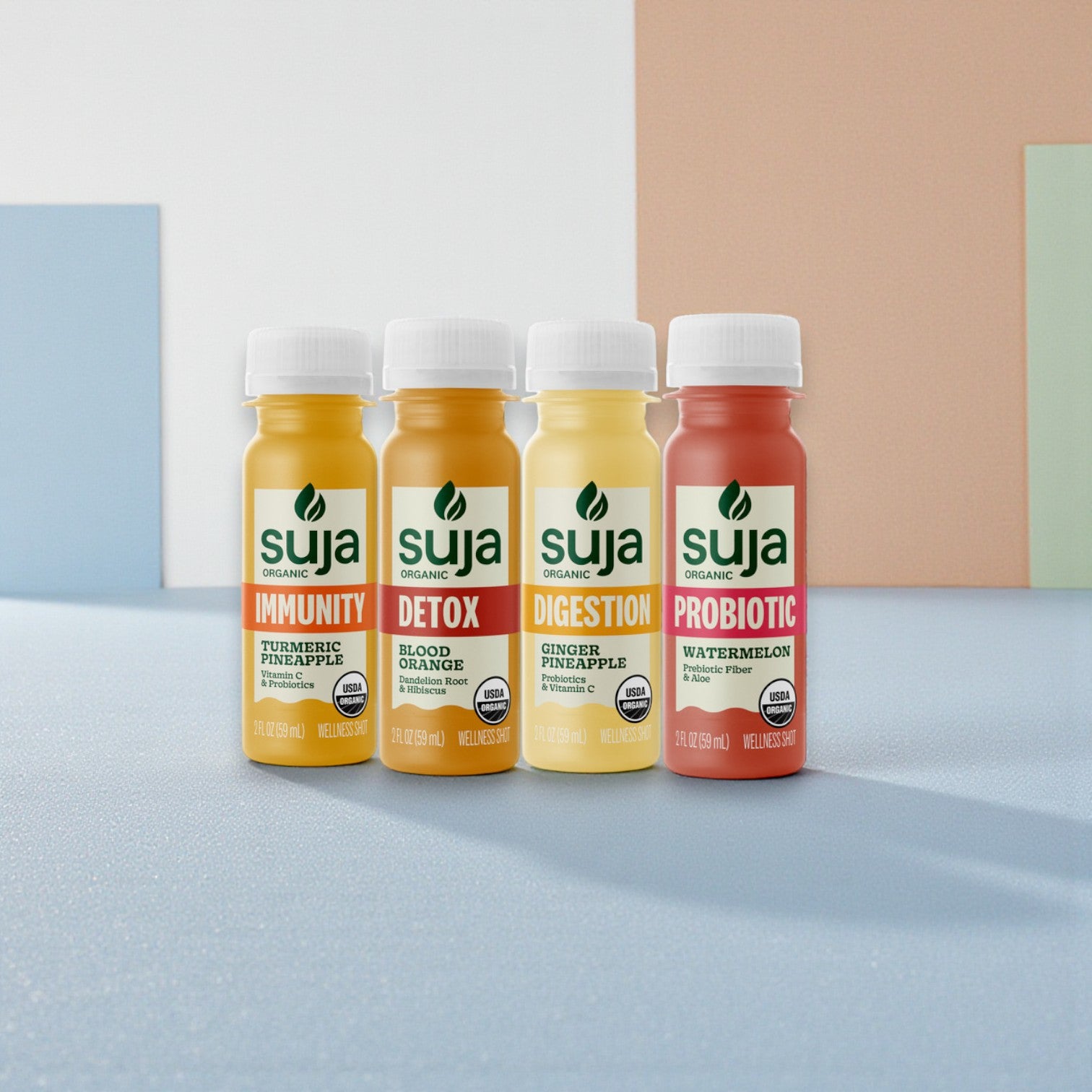 Suja Organic Wellness Shot Variety Combo – 2 fl oz Each