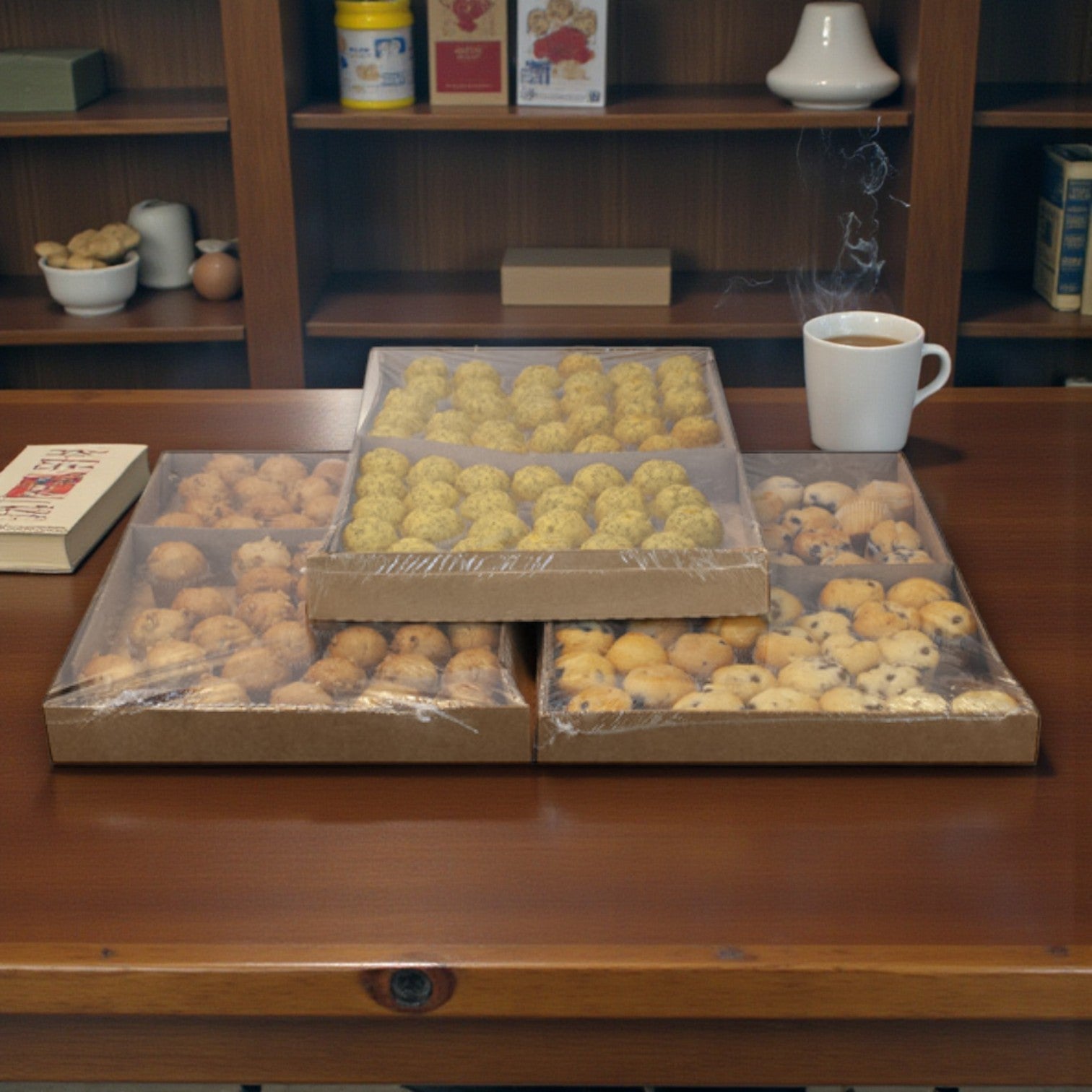 Baker’s Source by Sysco — Assorted Mini Muffins (Blueberry, Banana & Lemon) 162 × 1 oz