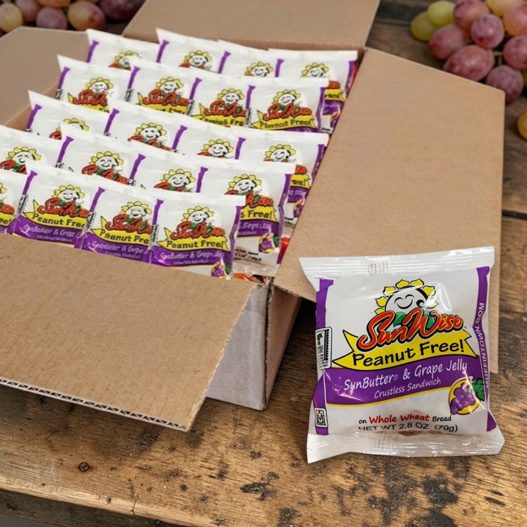 SunWise Sunbutter & Grape Jelly Sandwich – 96 Count Case
