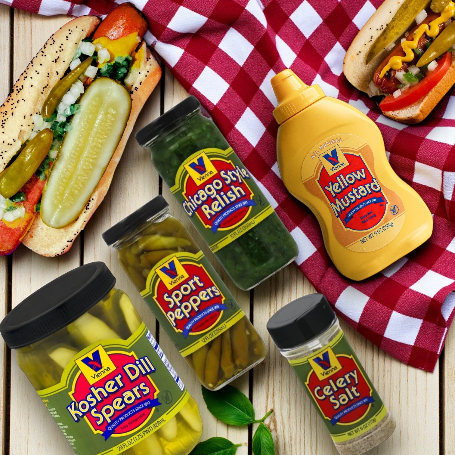 Vienna Beef Chicago-Style Combo Pack –Serves 20!
