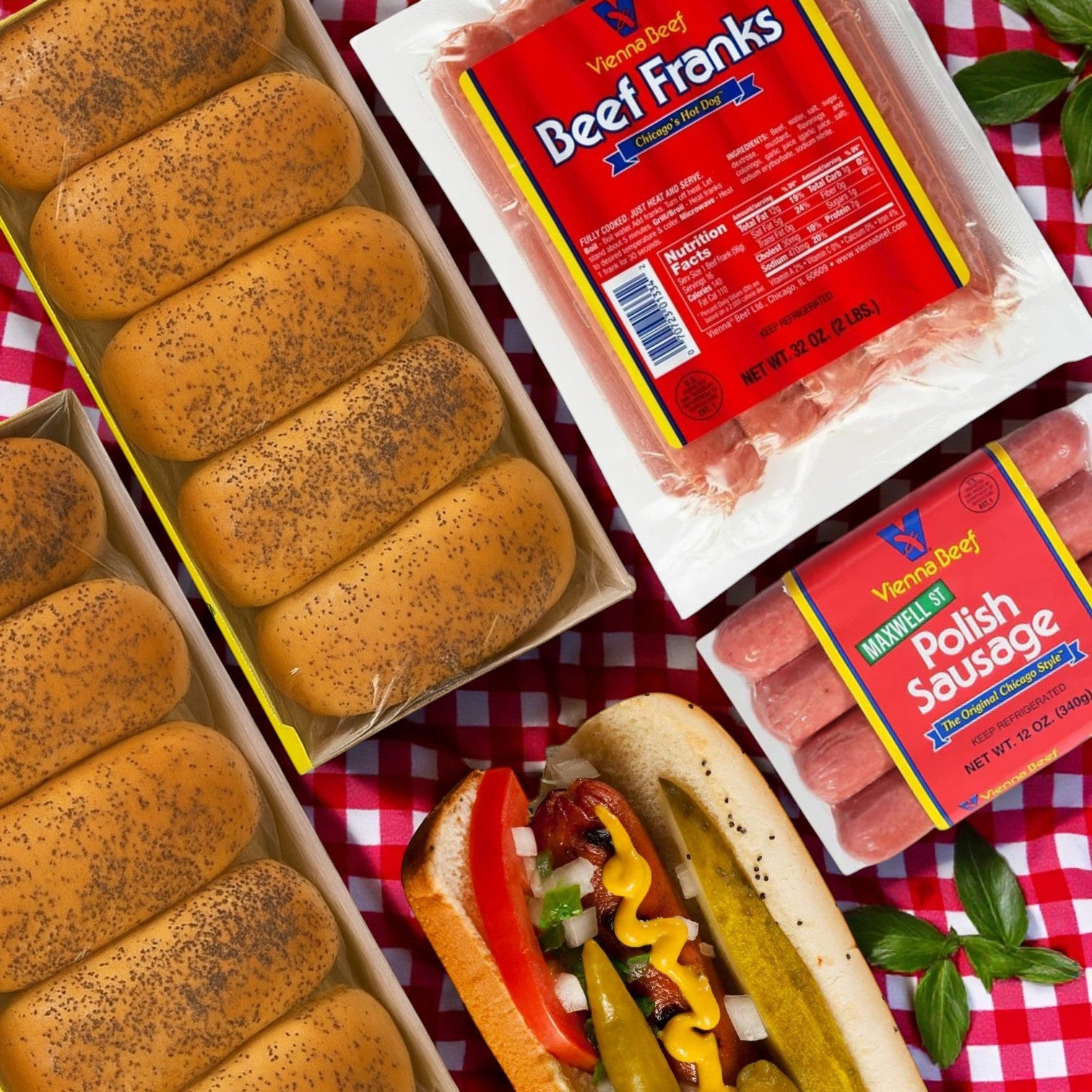 Vienna Beef Chicago-Style Combo Pack –Serves 20!