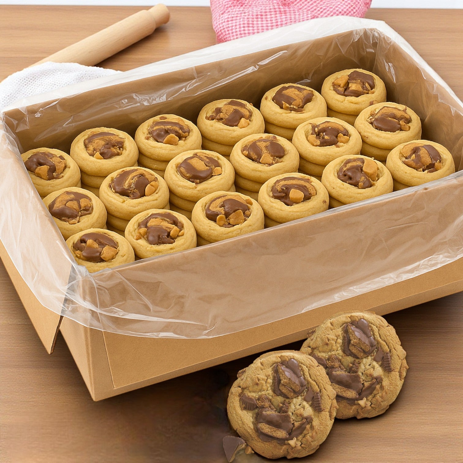 David's Cookies Dough Cookie - Reese's Peanut Butter Chunk (80/4.5 oz)