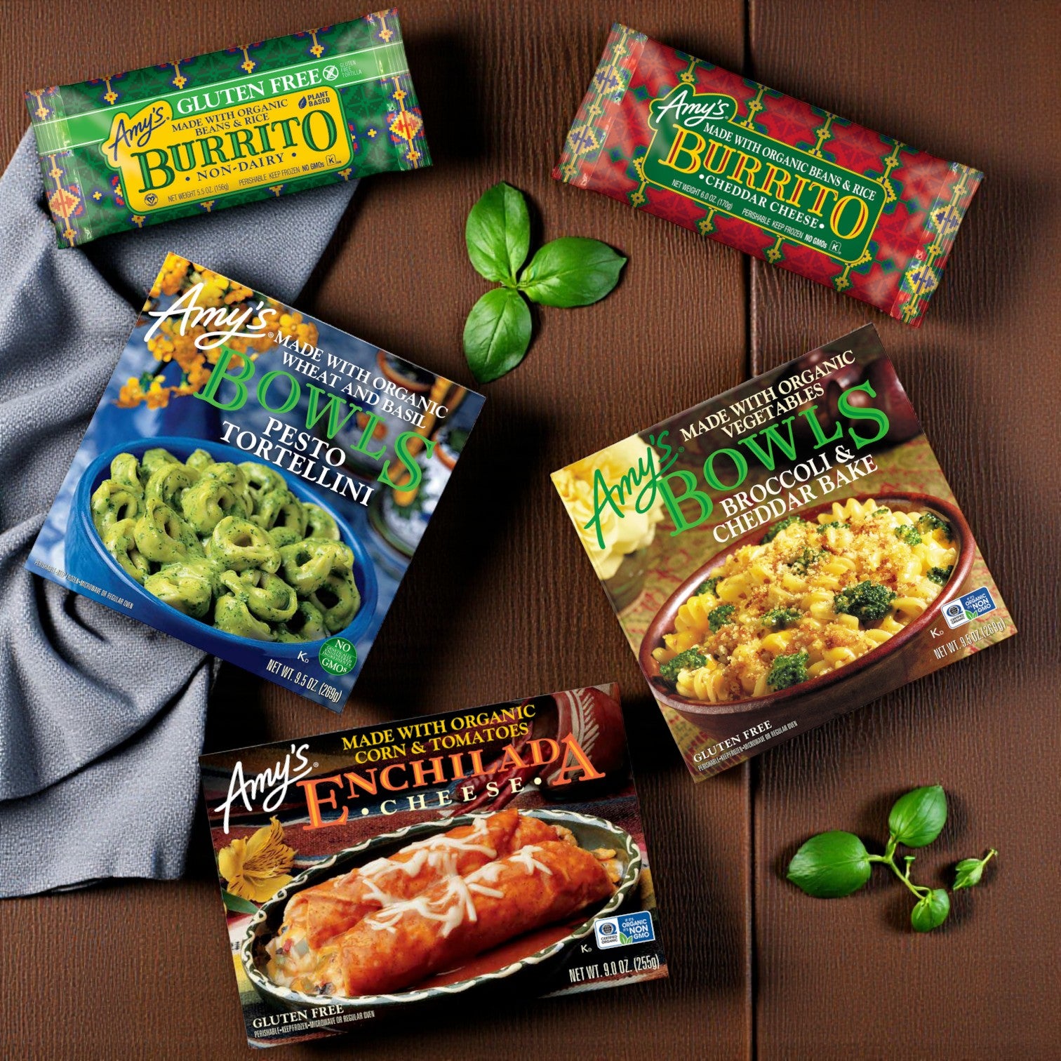 Amy’s Kitchen Variety Pack – 5 Organic Frozen Favorites