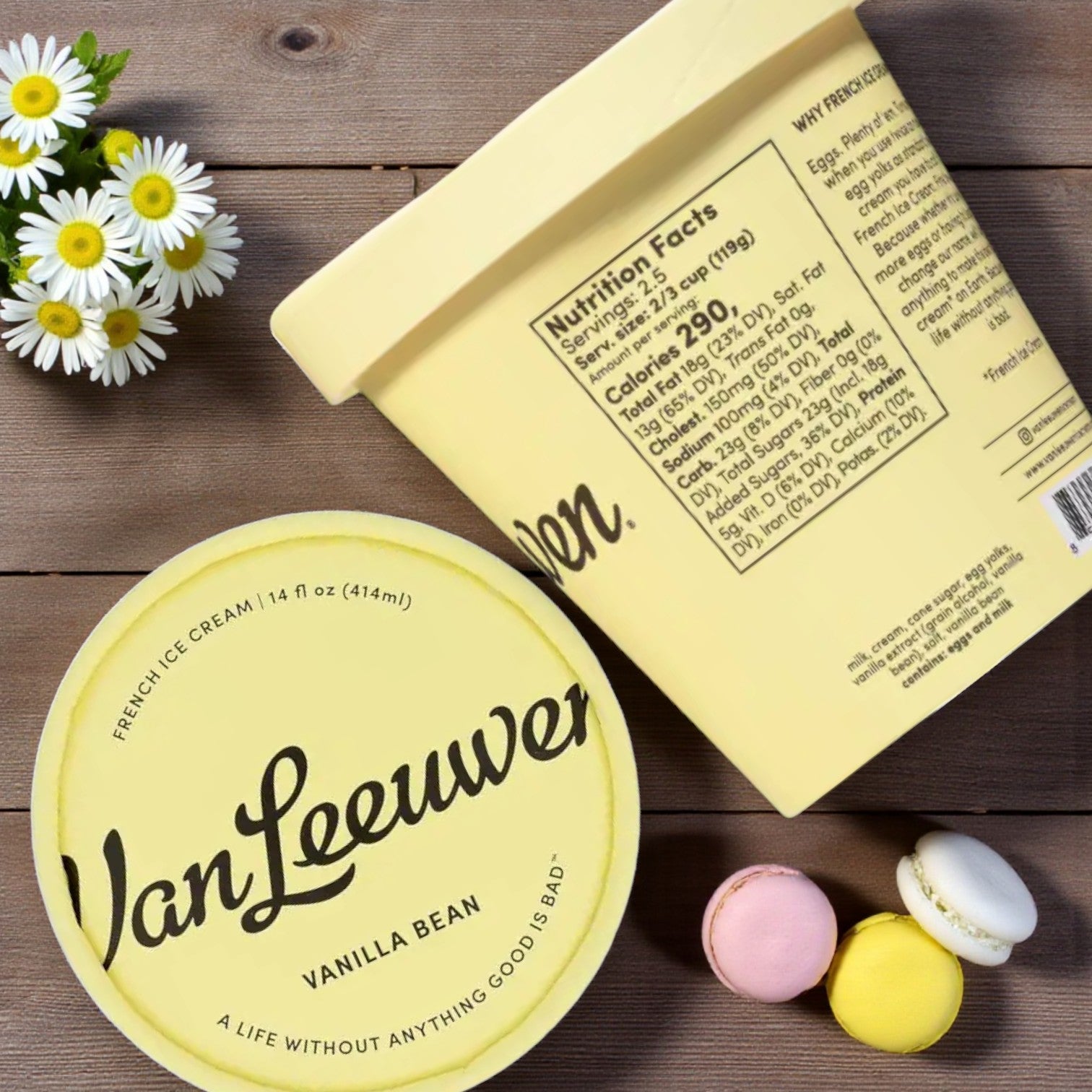 Van Leeuwen French Ice Cream Combo Pack β 6 Flavors, 14 fl oz Each